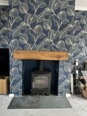 Click Here To Enlarge This Photo Of Woodford Turing log burner 