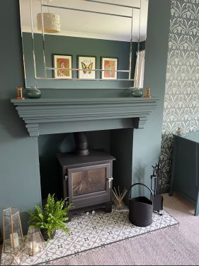 Click Here To Enlarge This Photo Of Clock Blithfield 5 Multifuel Stove