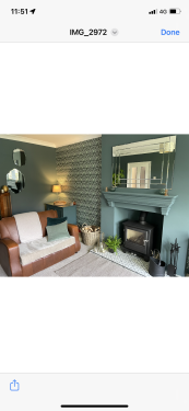 Click Here To Enlarge This Photo Of Clock Blithfield 5 Multifuel Stove