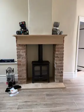 Click Here To Enlarge This Photo Of Multi Fuel Stove Installation In Frisby-On-The-Wreake