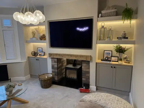 Click Here To Enlarge This Photo Of Town & Country Pickering Eco Stove Installation In West Bridgford