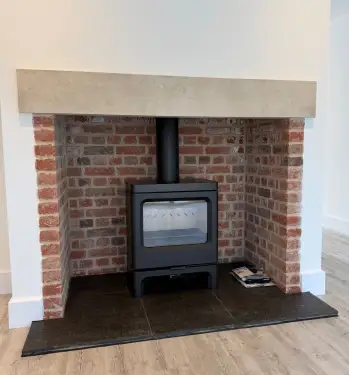 Click Here To Enlarge This Photo Of Wood Burning Stove Installation - East Bridgford&comma; Nottinghamshire