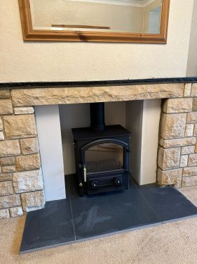 Click Here To Enlarge This Photo Of Handale 5kw multi fuel log burner 