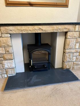 Click Here To Enlarge This Photo Of Handale 5kw multi fuel log burner 