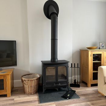 Charnwood Island 11 log burner : Click Here To View Larger Image